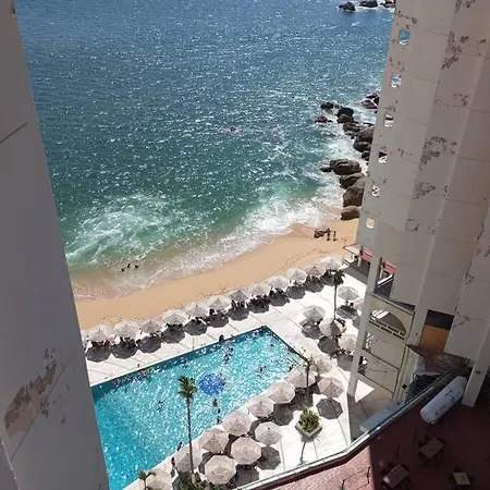 Departamento Con Hermosa Vista Al Mar Y Acceso A Playa, 2 Albercas Acapulco Exterior photo